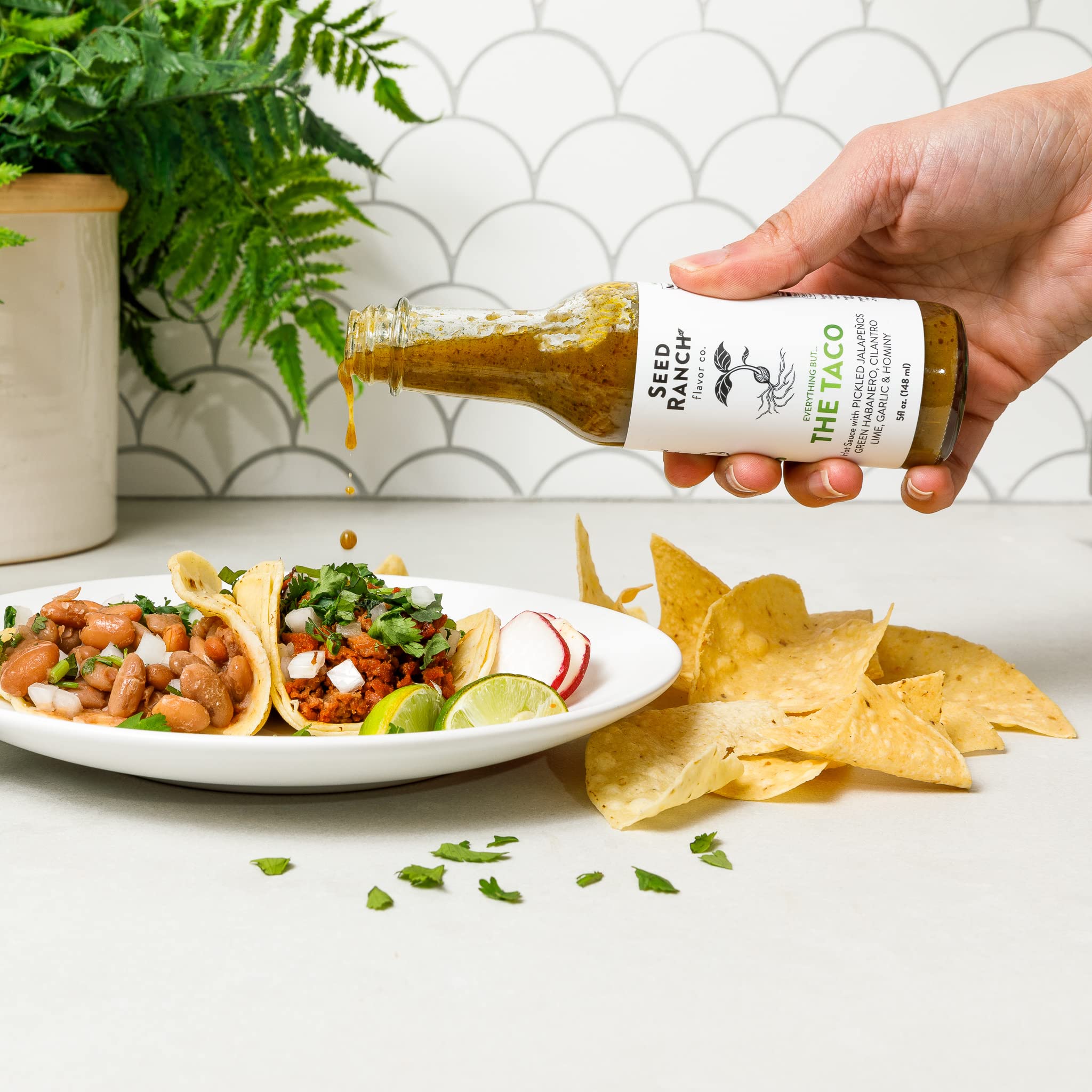 Seed Ranch Green Sauce Variety Bundle, 3 Pack - Thai Green, Hot Thai Green, Everything But The Taco - Ranging from Mild to Hot Heat, Organic Gourmet