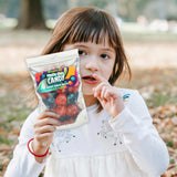 Fun Flavors Box Freeze Dried Candy Berry Space Balls, Black and Red Berry Gummies Unique Exotic Crunch Snack Treats, 2oz