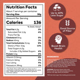 Coconut Caramel Granola with Prebiotics | Natural, Hand-Baked, Reduced Sugar, Rich in Iron | for Breakfast Cereal, Trailmix, Yogurt, Snack Food |