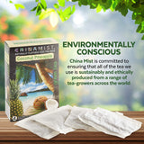 China Mist Iced Tea - Coconut Pineapple Green Tea Infusion - Refreshing and Delicious - Each Tea Bag Yields 1/2 Gallon - 4 bags.