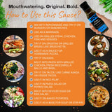 MOB Sauce Chilean Chimichurri - Award Winning Garlic & Herb Marinade Grilling & Dipping Sauce that’s Vegan, Gluten-Free, Keto-Friendly with Natural