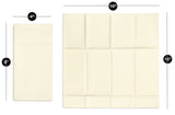 50-Pack Disposable Linen-Feel Dinner Napkins with Built-in Flatware Pocket, CREAM Prefolded Cloth Like Paper Napkins For Dinner, Wedding Or Party