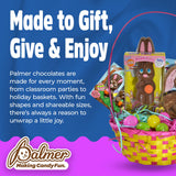 R. M. Palmer Milk Chocolate SpongeBob SquarePants Mini Cartoon Characters, Crisp and Crunchy Candy, Individually Wrapped, Making Candy Fun Since 1948