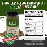 Lane's Italian Seasoning Blend, 3 oz - Premium Italian Herbs Seasoning for Pasta, Pizza & Sauces, Authentic & Aromatic Flavor, All Natural