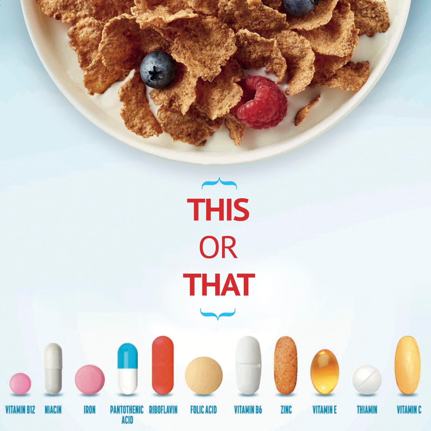 Total Breakfast Cereal, 100% Daily Value of 11 Vitamins and Minerals, Whole Grain Cereal, 16 oz