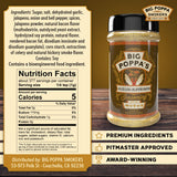 Big Poppa’s Jallelujah Seasoning Set - Gourmet Spice Trio with Jalapeño, Jalapeño Bacon & Lime Rubs - Seasonings for Chicken, Pork & More - Ultimate