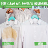 Eco Laundry Detergent Sheets - 80 Loads Laundry Sheets Detergent - 40 No Plastic Jug Washer Soap Sheet - No Mess & Space-Saving Travel Friendly