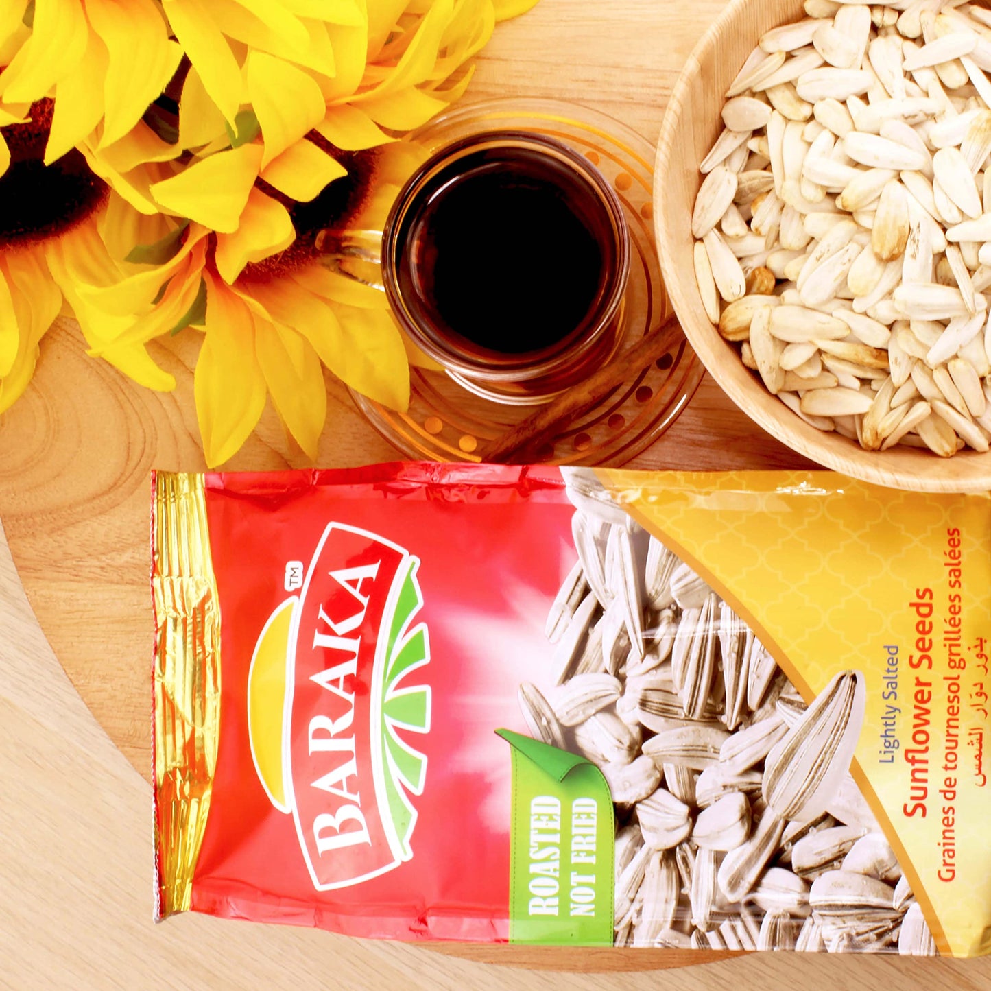 Baraka Lightly Salted Jumbo Sunflower Seeds, Roasted Raw Sunflower Seeds in Shell | Keto Friendly Antioxidant Snack Rich in Protein, Fiber, Essential