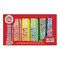 Tony’s Chocolonely Rainbow Chocolate Candy Bar Variety Pack, Belgian Dark & Milk Chocolate With Sea Salt, Caramel, Almond, Hazelnut, & Nougat, Made