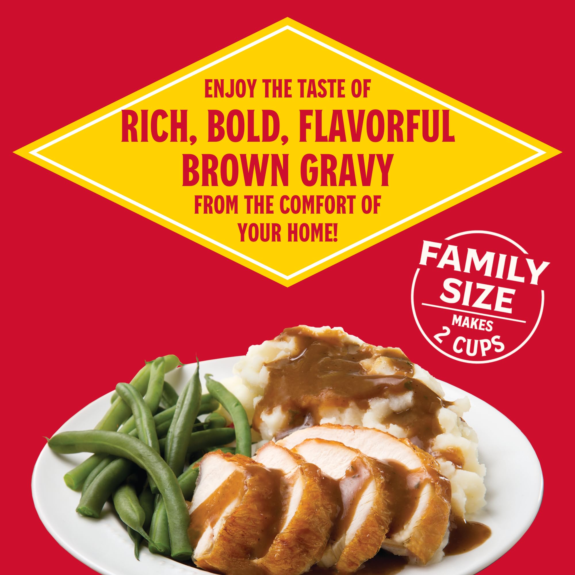 Louisiana Fish Fry Products Brown Gravy Mix, 1.5 oz (Pack of 12)