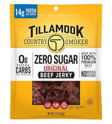 Tillamook Country Smoker Zero Sugar Keto Friendly Beef Jerky, Original, 2.2 Ounce