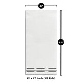 100 Pack Linen Feel Guest Paper Hand Towels | Disposable Super Absorbent Airlaid Paper Towels For Bathroom, Party, Weddings, Or Events | 12 x 17