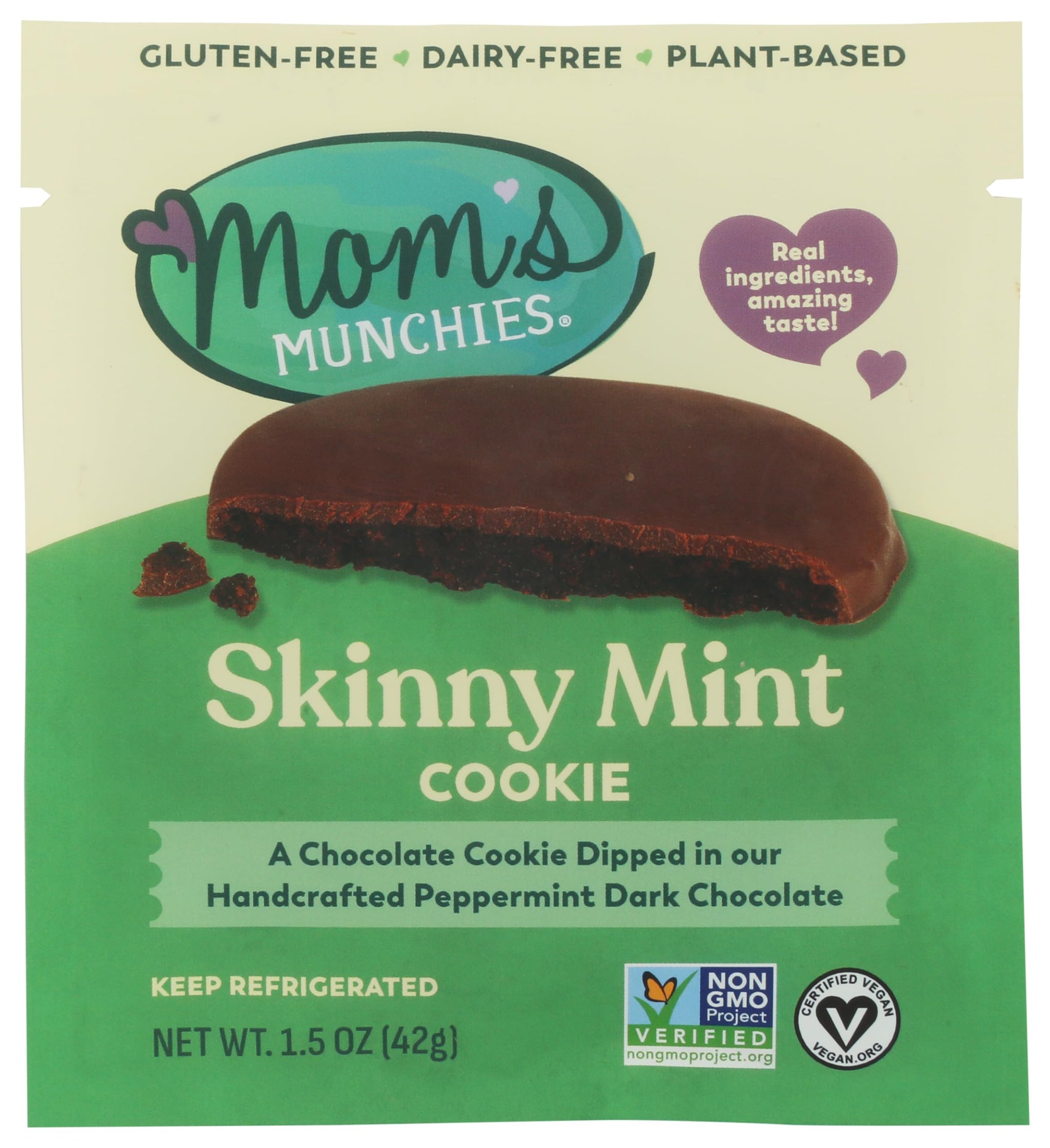 Moms Munchies Skinny Mint Cookie, 1.5 OZ
