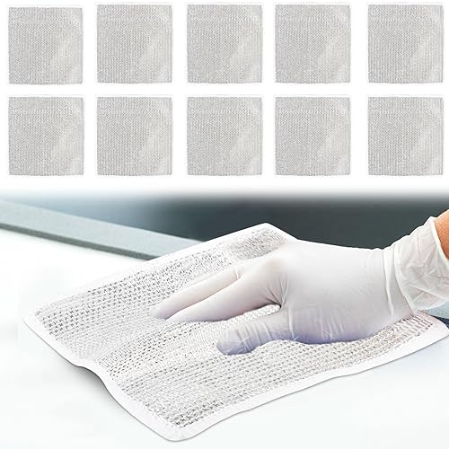 10PCS Multipurpose Wire Dishwashing Rags for Wet and Dry, Multipurpose Wire Dishwashing Rags, Multifunctional Non-Scratch Wire Dishcloth, Steel Wire