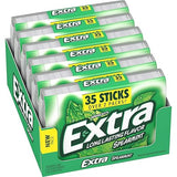 Extra Spearmint Sugar-free Gum (35 Count, 6 Packs.) (4 Pack)
