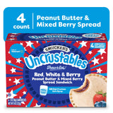 Smucker's Uncrustables Peanut Butter & Mixed Berry Spread Frozen Sandwiches, Individually Wrapped, 45 Count