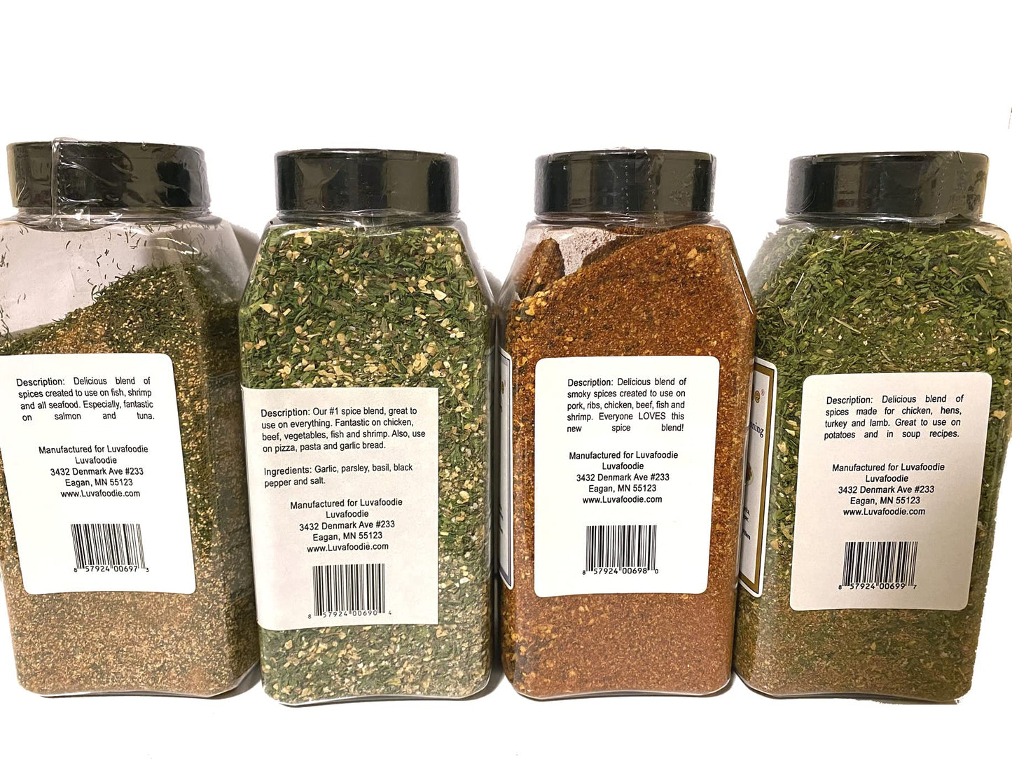 Luvafoodie Quart-Sized Spice Blends Variety Pack