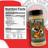 Grill Your As* Off Pop Smoke Taco Seasoning - 13.5oz All-Purpose Tex-Mex Seasoning for Beef, Chicken, Tacos & More - MSG & Gluten Free - USA Made