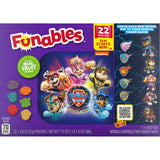 Funables Fruity Snacks, PAW Patrol, Assorted Fruit, Flavored Snacks, 0.8 oz 22 ct