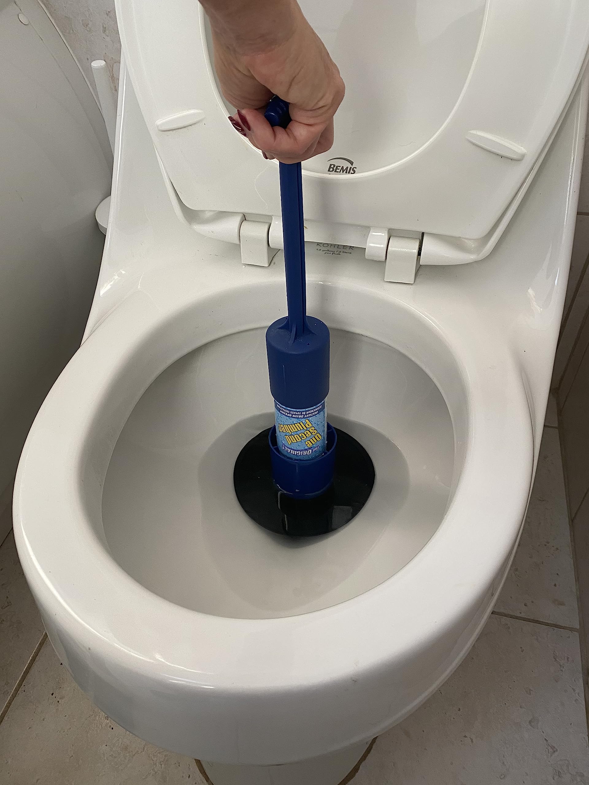 One Second Plumber Combo Kit Pack, Instant drain opener, clog remover & cleaner for toilets, bathtub, double sinks, and septic-safe