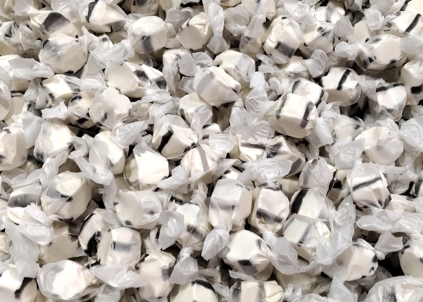 Black Licorice Salt Water Taffy, Soft Chewy Candy, Classic Anise Flavor, 1.5 lbs of Individually Wrapped Bulk Old Fashioned Boardwalk Treat