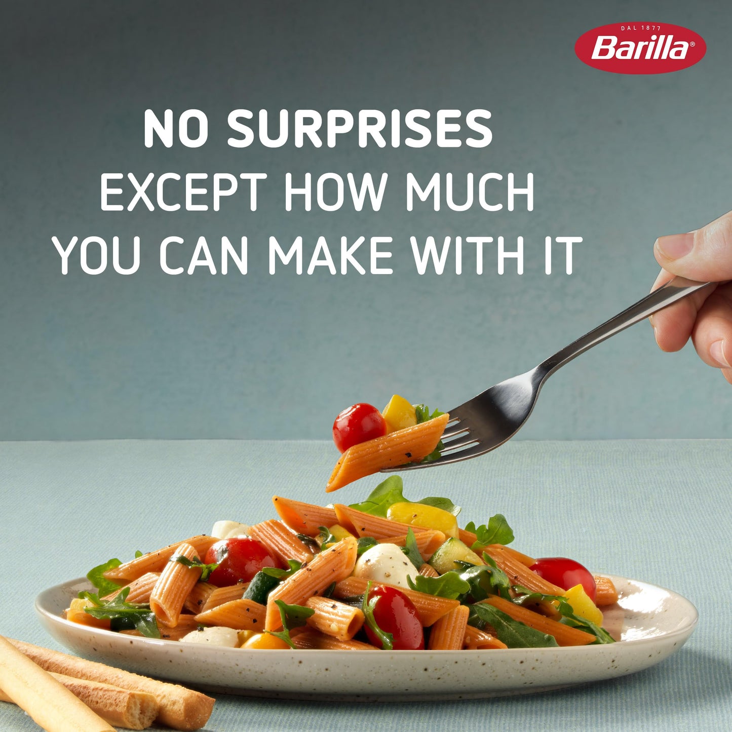Barilla Red Lentil Penne Pasta, 8.8 oz - Vegan, Gluten Free, Non GMO & Kosher - Made with Plant Based Protein