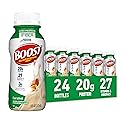 BOOST High Protein with Fiber Ready to Drink Complete Nutritional Drink, Caramel, 8 fl oz Bottle, 24 Pack