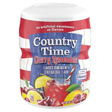 Country Time Cherry Lemonade Powdered Drink Mix, 1 Canister, for Shareable Refreshment, Naturally Flavored with Other Natural Flavor, No Artificial