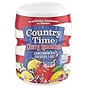 Country Time Cherry Lemonade Powdered Drink Mix, 1 Canister, for Shareable Refreshment, Naturally Flavored with Other Natural Flavor, No Artificial