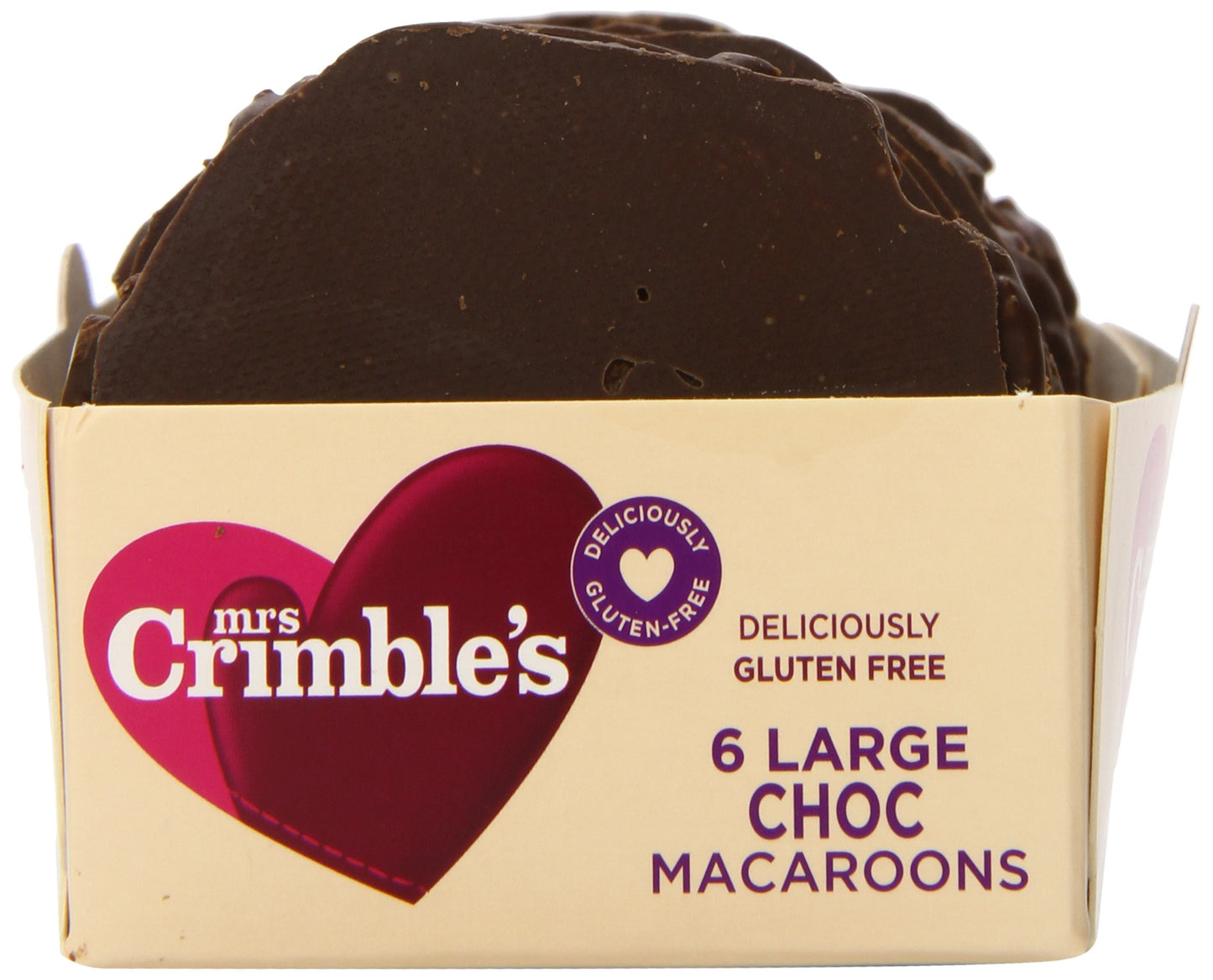 Mrs. Crimbles Chocolate Macaroons, Large, 7.8 Ounce (Pack of 12)