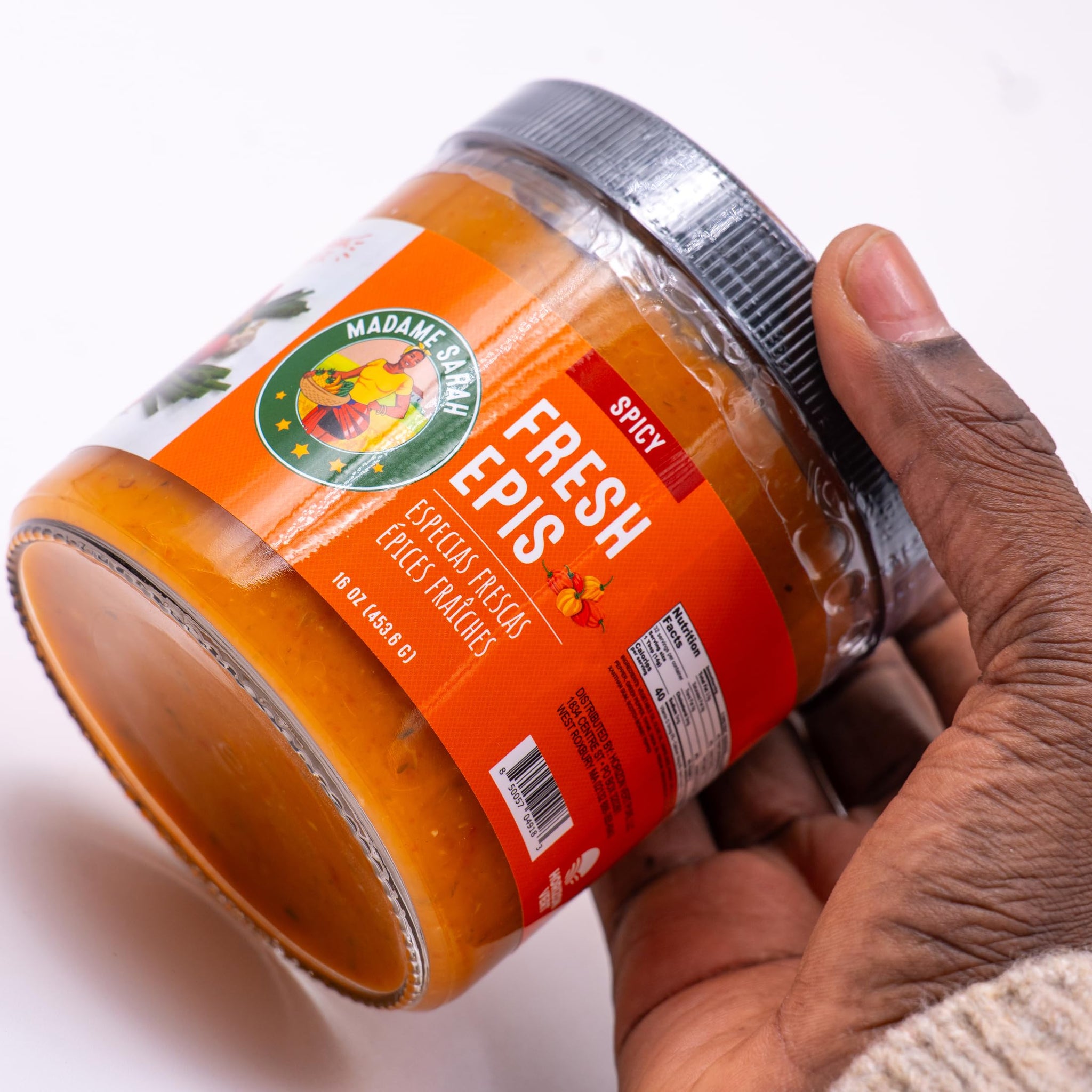 Madame Sarah Fresh Epis Seasoning (Spicy) - Bold Haitian Seasoning Base & Marinade - 16 oz