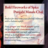 Sattva Tea Co | Punjabi Masala Chai | 200g/7oz Loose Leaf (Makes 40+ Cups) | Authentic Indian Spiced Chai Tea Blend with Ginger, Cinnamon, Cardamom