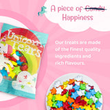 24 Ct Unicorn Tears Rainbow Candy Bulk Pack - Sweet Cherry, Lemon, Lime, Orange, Blue Raspberry Fruity Chews - Kosher Easter Snacks - Mini Easter