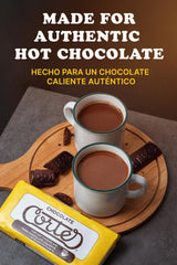 Chocolate Cortés Sweet Chocolate for Hot Chocolate (4 Pack, 7 oz Each) - Puerto Rican & Dominican Bean-to-Bar Chocolate, Authentic Caribbean Drinking