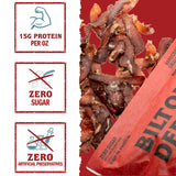 Biltong Depot Lean Original Biltong Slices - 1lb (16oz) | Air-Dried Beef Jerky Snack | High Protein | Paleo & Keto Friendly | Zero Sugar | Gluten Free