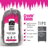 Happy Campers Cravin’ Raisin Cinnamon Spice Gluten Free Bread, Organic, Non-GMO, Vegan, 17.4 oz Loaf (Pack of 4)