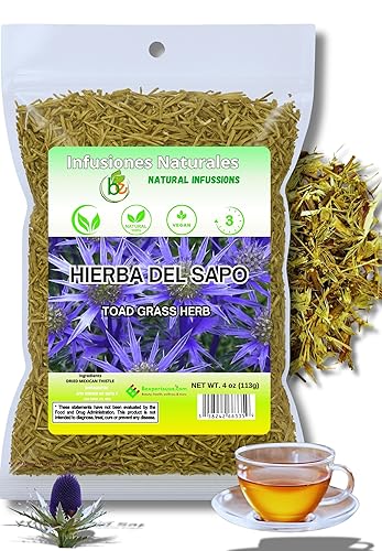 Natural De Mexico Hierba del Sapo Toad Grass Ayuda a tratar colesterol y trigliceridos 4onzas-113g
