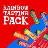 Tony’s Chocolonely Rainbow Chocolate Candy Bar Variety Pack, Belgian Dark & Milk Chocolate With Sea Salt, Caramel, Almond, Hazelnut, & Nougat, Made