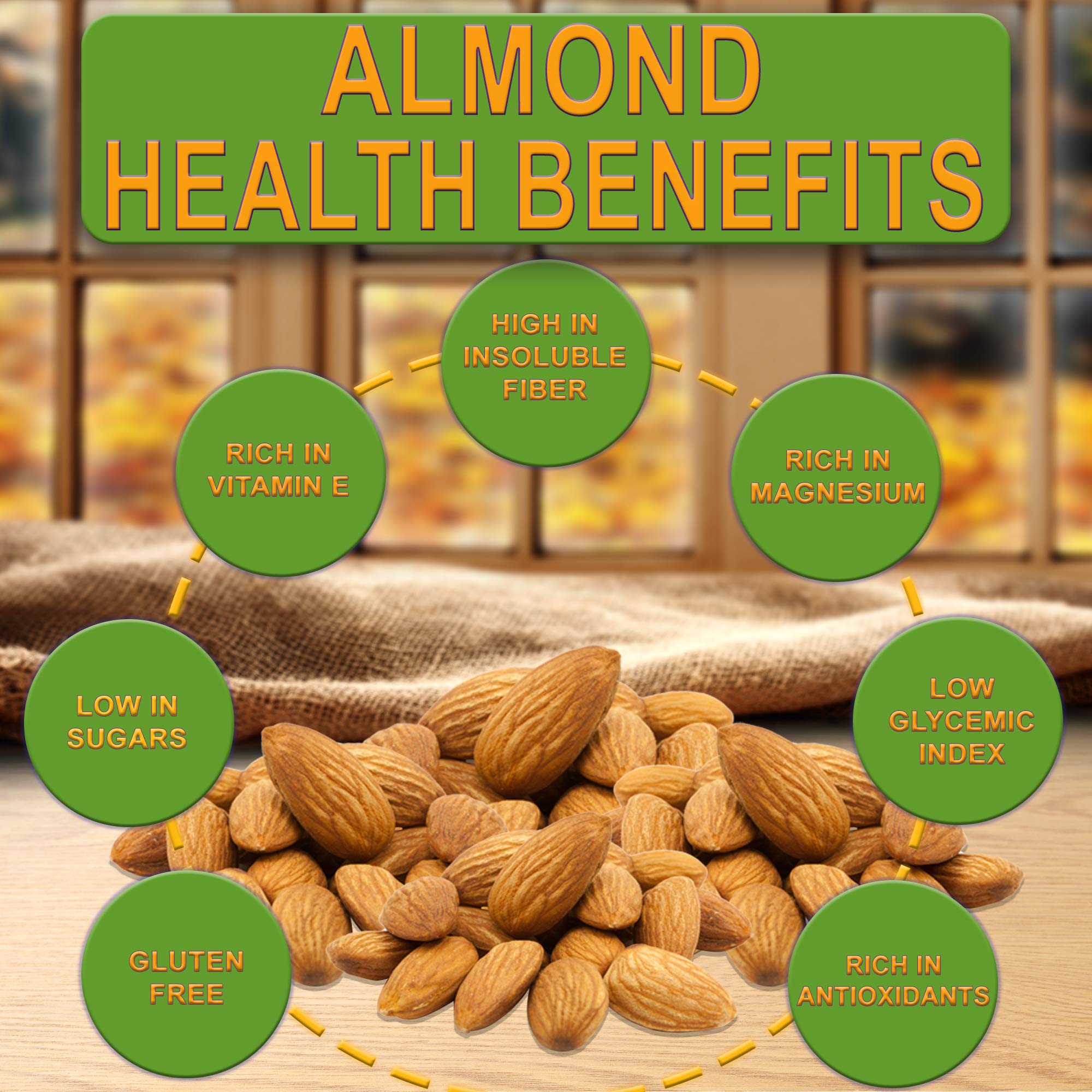 Raw Italian Almonds Divine Organics 16 oz 453 grams (16 oz)