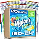 Wyler's Light 176ct Bulk Variety Pack - 20 Different Flavors from Fruit Punch, Iced Tea, Lemonade, and More - Sugar Free Singles To Go Drink Mix