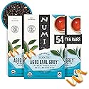 Numi Organic Aged Earl Grey Tea | 54 Black Tea Bags | Assam Black Tea with Real Bergamot | Caffeinated