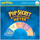 Pop Secret Homestyle Natural Butter Popcorn, 9.6 Ounce -- 6 per case.