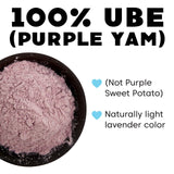 Wilderness Poets, 100% Ube Powder, Natural Purple Yam Powder (4 oz. bag) Baking, Beverages, Natural Color