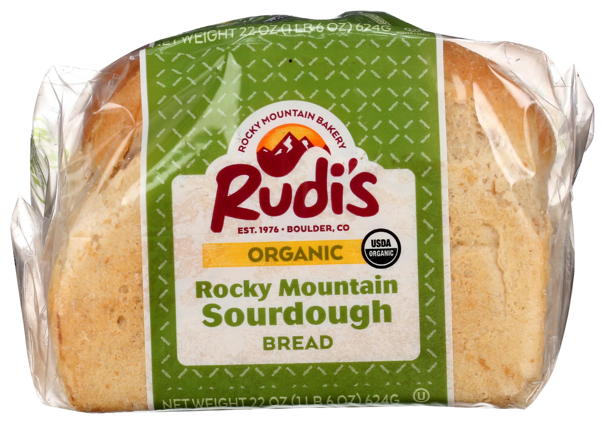Rudis Bakery Organic Mountain Sourdough Bread, 22 OZ