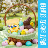 Fun Sweets Cotton Candy - 2 Pack - Chicks CottonCandy in 1.5 oz Tubs - Individual Carnival Cotton Candy Tubs