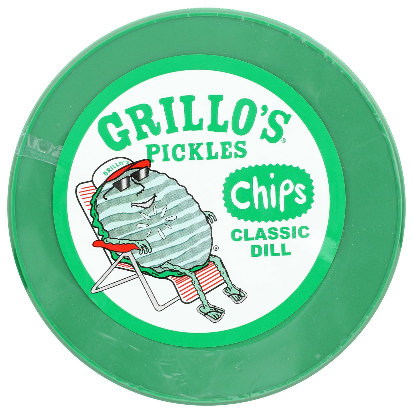 Grillos Pickles Classic Dill Pickle Chips, 16 FZ