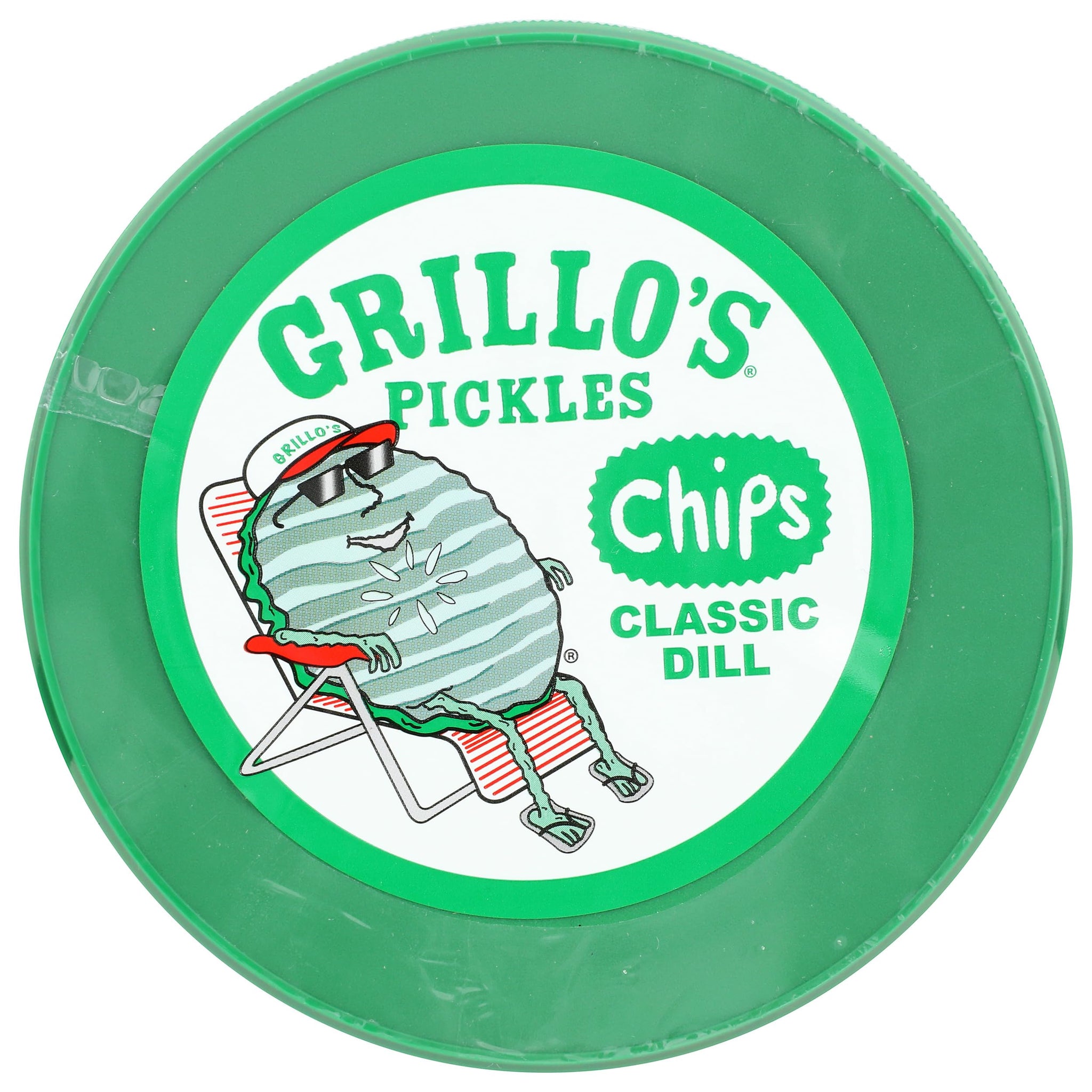Grillos Pickles Classic Dill Pickle Chips, 16 FZ