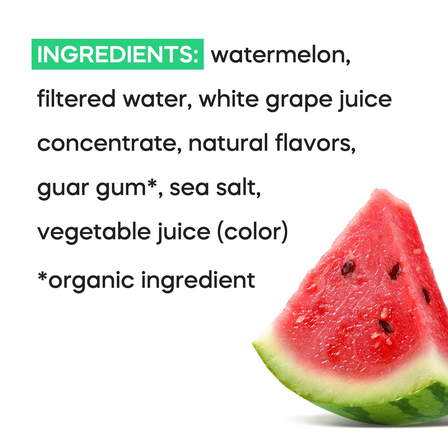 GOODPOP - Watermelon Ice Pops - Fruit Juice, No Artificial Dyes or Flavors, No Added Sugar, 6 Count