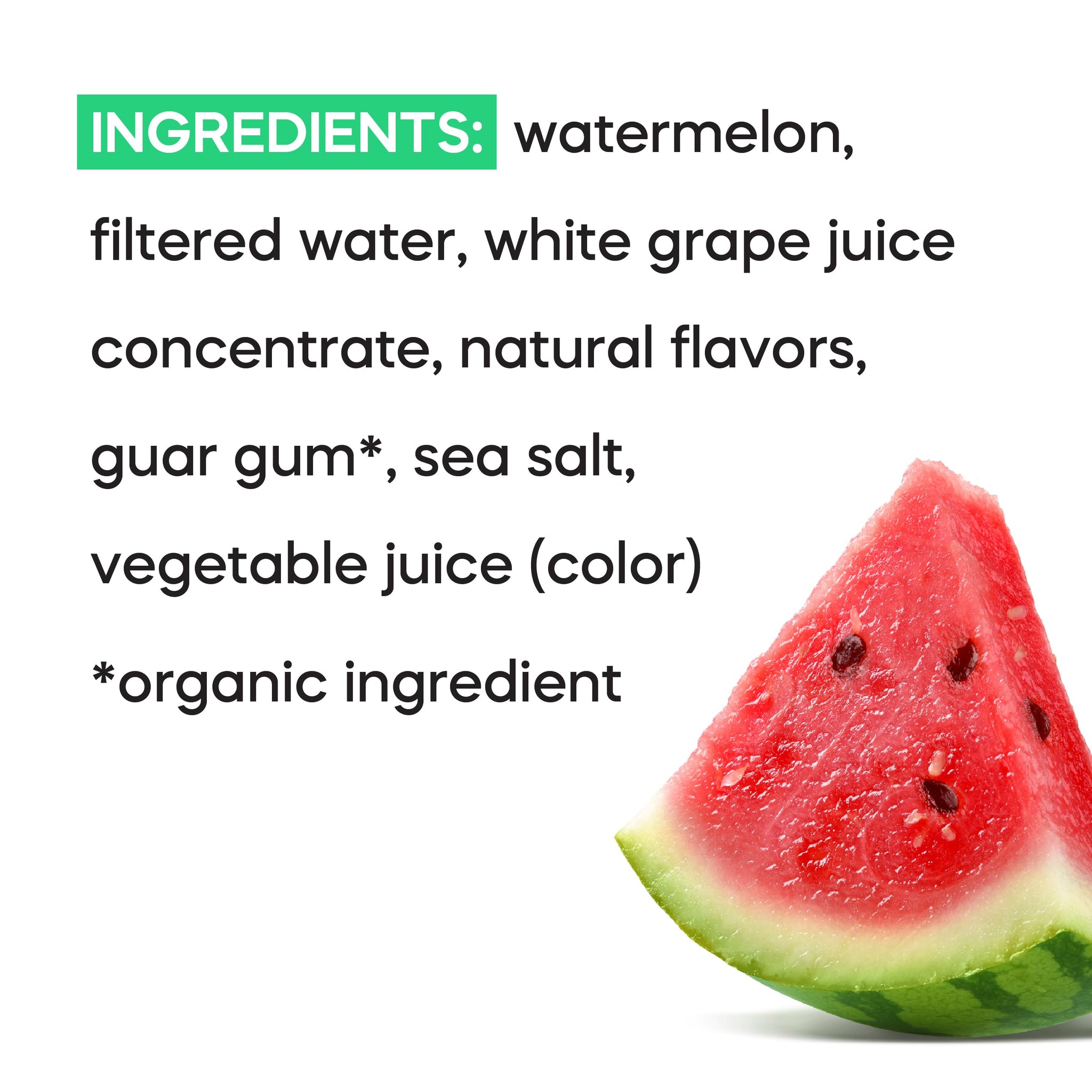 GOODPOP - Watermelon Ice Pops - Fruit Juice, No Artificial Dyes or Flavors, No Added Sugar, 6 Count
