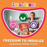Zolli Drops Sugar Free Candy with Xylitol, Dye-Free Lollipops - Keto & Diabetic-Friendly, Dentist-Approved Treats for Kids(Peppermint, 3 oz)